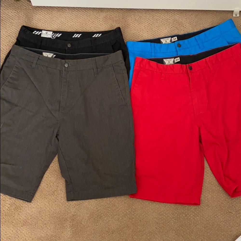 4x Assorted Volcom Men’s Shorts